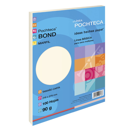 BOND MARFIL POCHTECA 90 GR. 100HJS