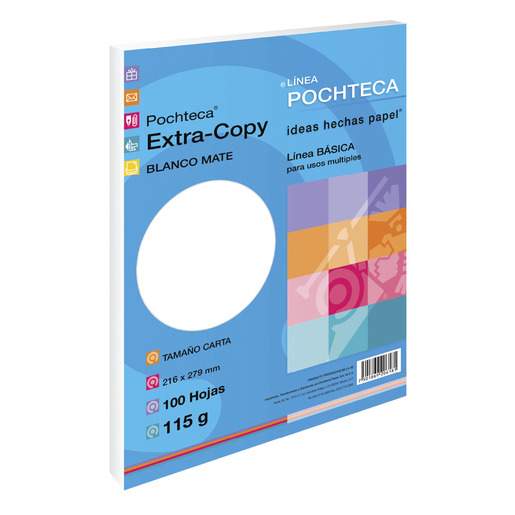 EXTRA COPY BLANCO MATE POCHTECA 115G 100HJS