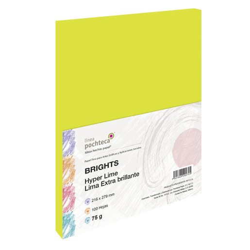 PAPEL BRIGHTS LIMA TAMAÑO CARTA POCHTECA 100 HJS