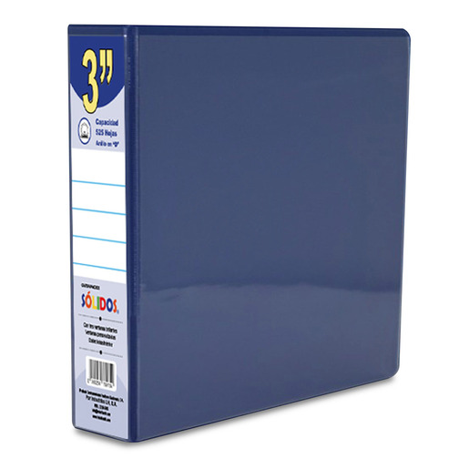 CARPETA 3 PULGADA AZUL