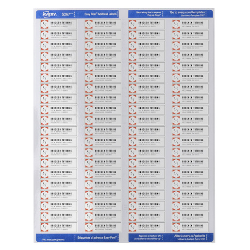 ETIQUETA BLANCA PERMANENTE LÁSER 1.3 CM X 4.5 CM PAQ 2000