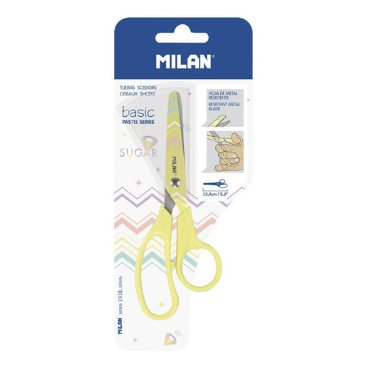 TIJERA MILAN PASTEL AMARILLO