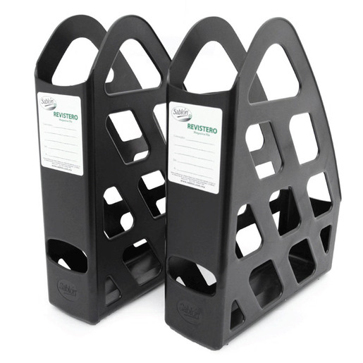 REVISTERO SABLON NEGRO 2PK
