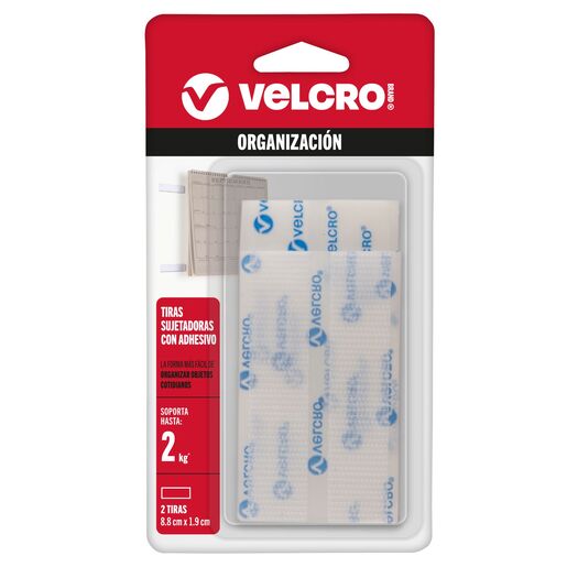 Velcro marca VELCRO con cierre de gancho y bucle. Sujecion firme, ajustable y reutilizable para organizar cables, sujetar tela y proyectos DIY.