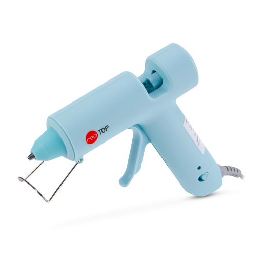 Pistola de silicon para barras de silicon caliente. Calentamiento rapido y flujo constante para manualidades, decoracion, arte floral y reparaciones DIY.