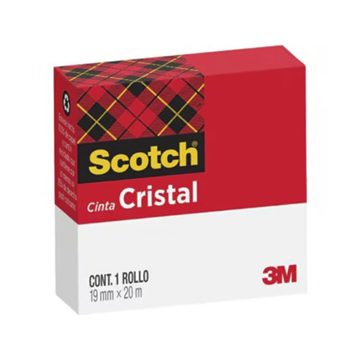 CINTA ADHESIVA SCOTCH CRISTAL 19X20 1U