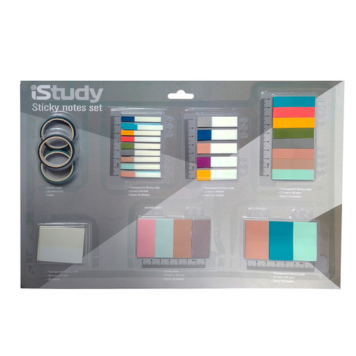 NOTAS ADHESIVAS ISTUDY SET MORANDI