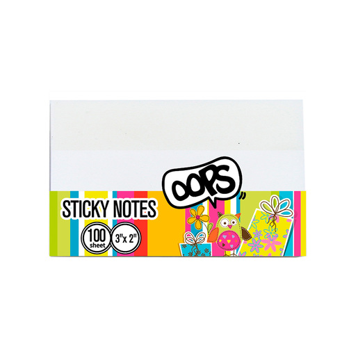 NOTAS ADHESIVAS TRANSPARENTES TOP TEAM 3X2 - 100 HOJAS