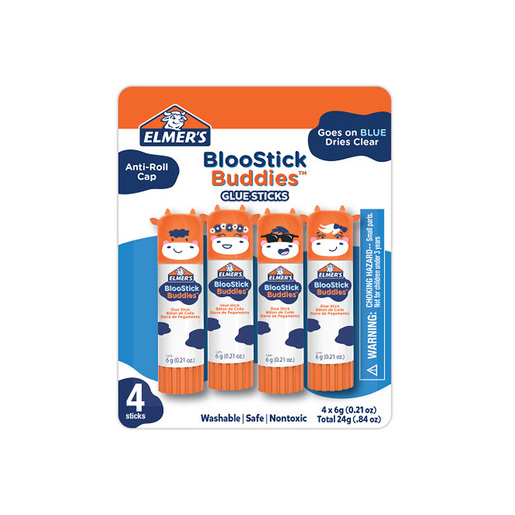 Lapiz adhesivo marca Elmer s para uso escolar y de oficina. Aplicacion limpia y uniforme sobre papel, carton y foamy. Formula lavable, no toxica y de secado rapido.