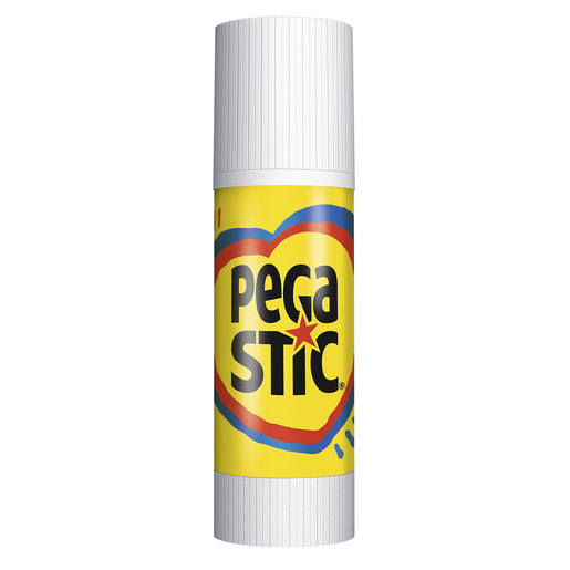 Lápiz adhesivo marca tesa para uso escolar y de oficina. Aplicación limpia y uniforme sobre papel, cartón y foamy. Fórmula lavable, no tóxica y de secado rápido.
