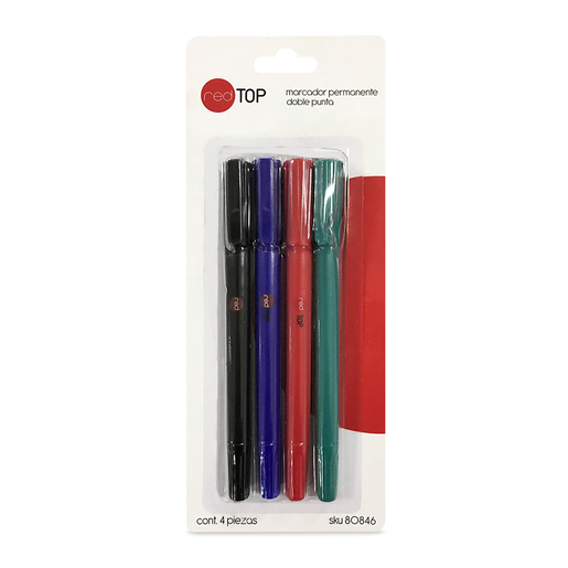 Marcador permanente marca Office Depot de tinta resistente al agua y al desvanecimiento. Escribe sobre papel, carton, plastico, metal, vidrio y madera. Ideal para etiquetar y rotular.