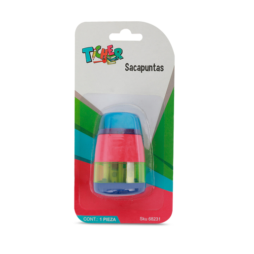 Borrador marca Ticher de goma suave que elimina trazos de lapiz sin maltratar el papel. Ideal para escuela, oficina y dibujo.