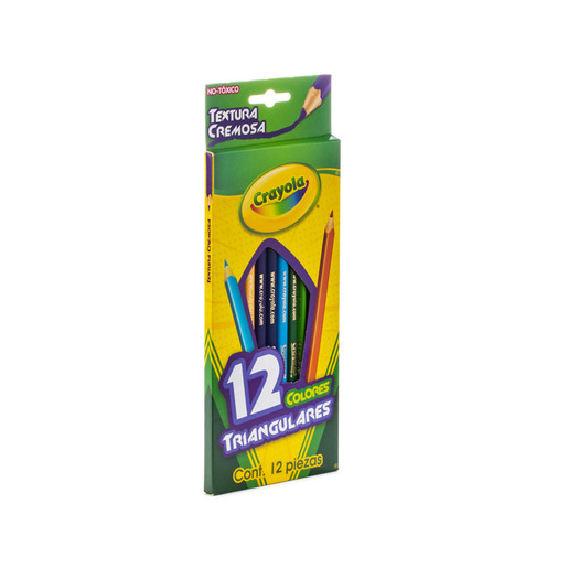LAPICES DE COLOR CRAYOLA TRIANGULARES 12U