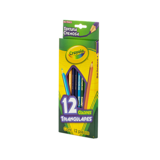 LAPICES DE COLOR CRAYOLA TRIANGULARES 12U