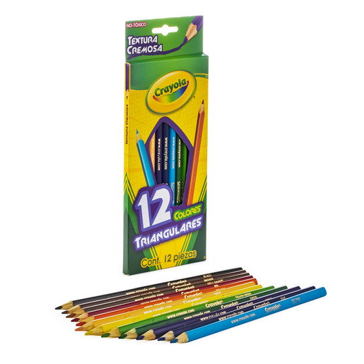 LAPICES DE COLOR CRAYOLA TRIANGULARES 12U