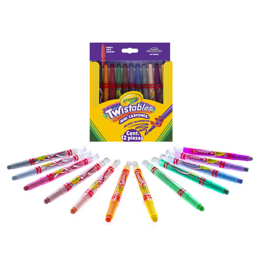CRAYONES CRAYOLA MINI TWISTEABLE 12U