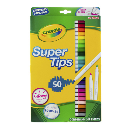 MARACADORES CRAYOLA SUPERTIPS 50U