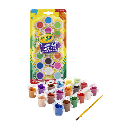 TEMPERA CRAYOLA BOTES 18U