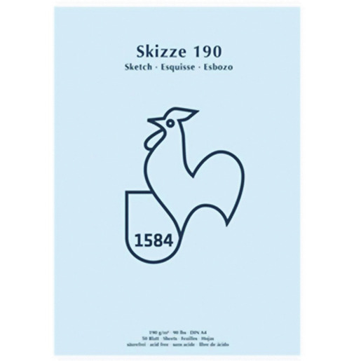 Hahmemuhle Sketch A5 190 Gr Pz marca Hahnemuhle. Producto de calidad para uso en escuela, oficina, arte y manualidades.