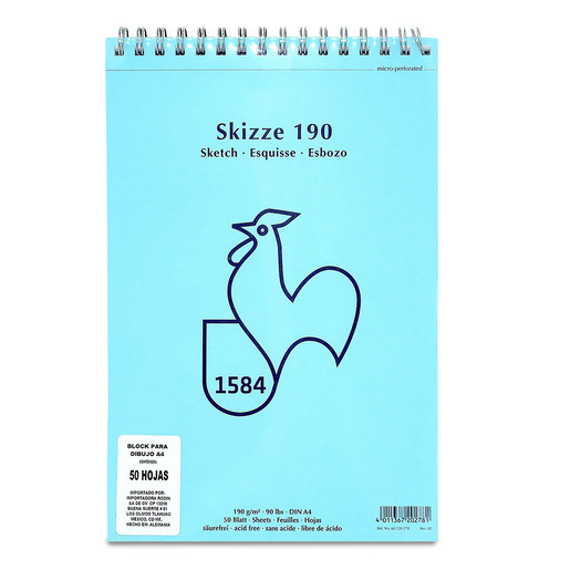 HAHNEMUHLE SKETCH ESPIRAL A4 PZ