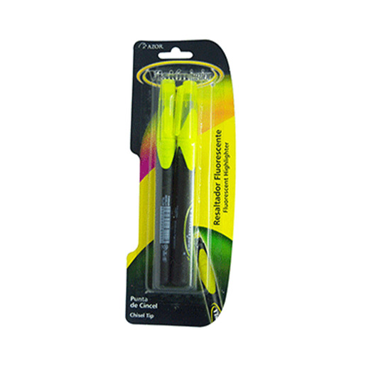 Marcatextos marca Vision con tinta fluorescente para resaltar informacion clave en libros, apuntes y documentos. Trazo uniforme que no traspasa el papel.