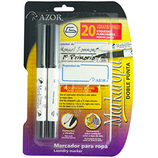 Marcador permanente marca Signal de tinta resistente al agua y al desvanecimiento. Escribe sobre papel, cartón, plástico, metal, vidrio y madera. Ideal para etiquetar y marcar en oficina, taller y bodega.