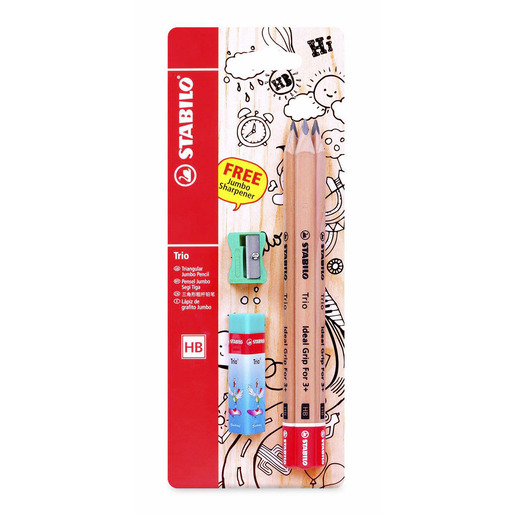 Lápices de grafito marca Stabilo para escritura y dibujo. Mina resistente con trazo uniforme y oscuro, fácil de borrar. Acabado clásico para uso escolar y de oficina.