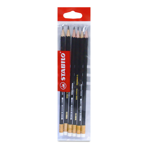 Lapices de grafito marca Stabilo para escritura y dibujo. Mina resistente con trazo uniforme y oscuro, facil de borrar. Acabado clasico para uso escolar y de oficina.