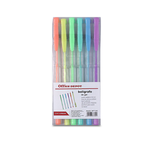 Boligrafo de gel con tinta fluida y secado rapido. Trazo nitido y constante, ideal para escritura comoda en clase, oficina y planners.