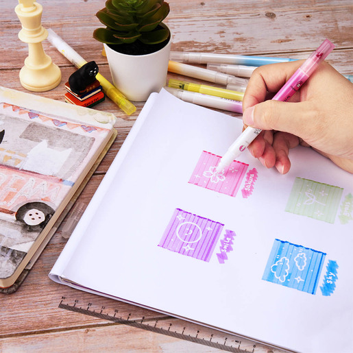 MARCATEXTO BORRABLE AMARILLO NEON WRITECH