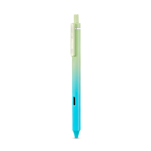 Bolígrafo de gel marca Writech con tinta fluida y secado rápido. Trazo nítido y constante, ideal para escritura cómoda en clase, oficina y planners.
