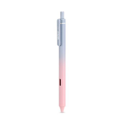 Boligrafo de gel marca Writech con tinta fluida y secado rapido. Trazo nitido y constante, ideal para escritura comoda en clase, oficina y planners.