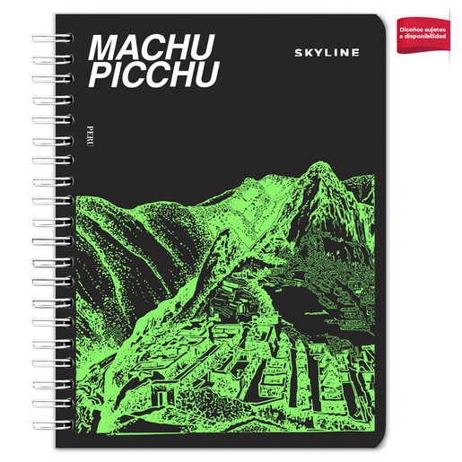 Cuaderno con espiral marca Arimany de hojas de calidad para apuntes, tareas y notas. Espiral metalica resistente que permite girar las paginas 360 .