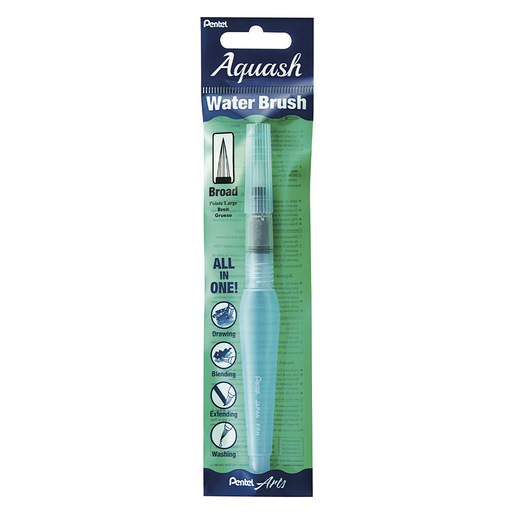 Pincel marca Pentel con cerdas resistentes y acabado uniforme. Apto para acuarela, acrílico, óleo y técnicas mixtas en arte y manualidades.