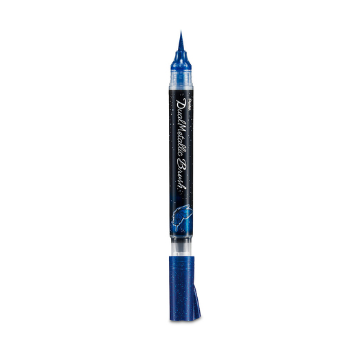 Marcadores de doble punta marca Pentel con punta fina y punta brush. Versatiles para caligrafia, lettering, ilustracion y arte. Tinta vibrante de alta cobertura.