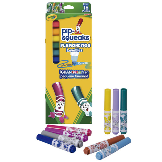 MARCADORES CRAYOLA PIP SQUEAKS 16U