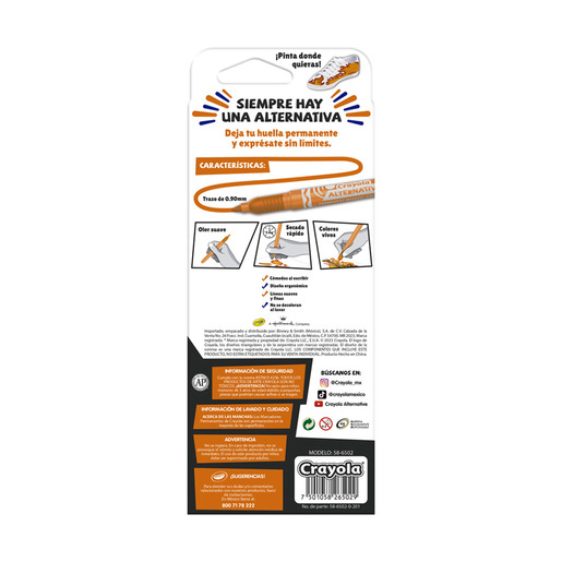 MARCADORES PERMANENTES CRAYOLA 2U