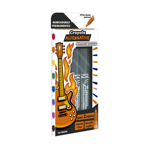 MARCADORES PERMANENTES CRAYOLA 2U