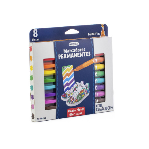 MARCADORES PERMANENTES CRAYOLA 8U