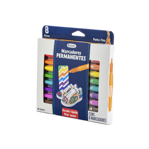 MARCADORES PERMANENTES CRAYOLA 8U