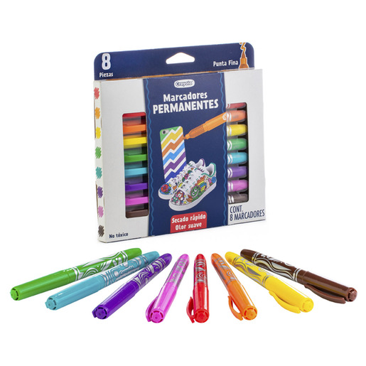 MARCADORES PERMANENTES CRAYOLA 8U