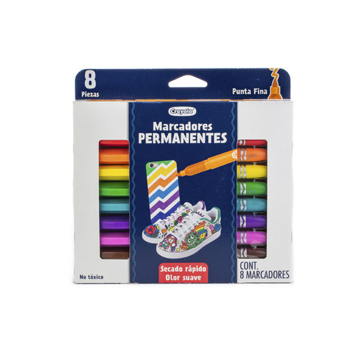 MARCADORES PERMANENTES CRAYOLA 8U