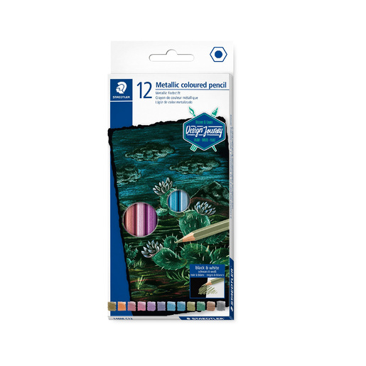 Lapices de colores marca Staedtler con mina pigmentada y resistente. Trazos suaves, intensos y mezclables, ideales para dibujo, coloreado y proyectos escolares.