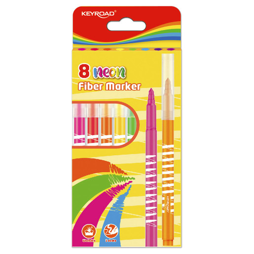 Marcadores marca Keyroad con tinta de alta cobertura y colores vibrantes. Versatiles para escuela, oficina, arte y manualidades.
