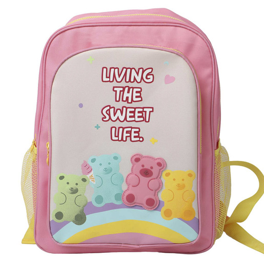 Mochila marca Ticher con compartimentos amplios y diseno comodo. Tirantes acolchados y materiales resistentes, ideal para escuela, viaje o uso diario.