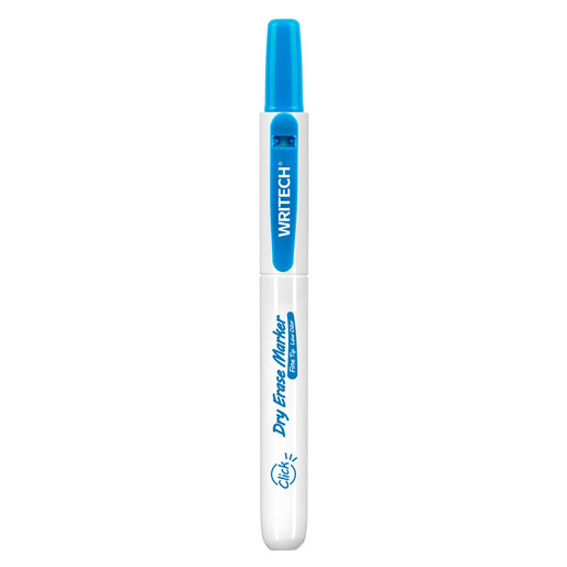 Marcador para pizarra marca Writech de tinta borrable en seco. Trazo nitido y colores vibrantes para presentaciones, aulas y oficinas. Se borra facilmente sin dejar residuos.