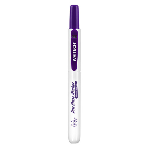 Marcador para pizarra marca Writech de tinta borrable en seco. Trazo nitido y colores vibrantes para presentaciones, aulas y oficinas. Se borra facilmente sin dejar residuos.
