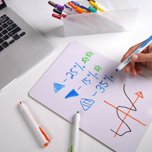 MARCADOR PARA PIZARRA WRITECH RETRACTIL ROJO