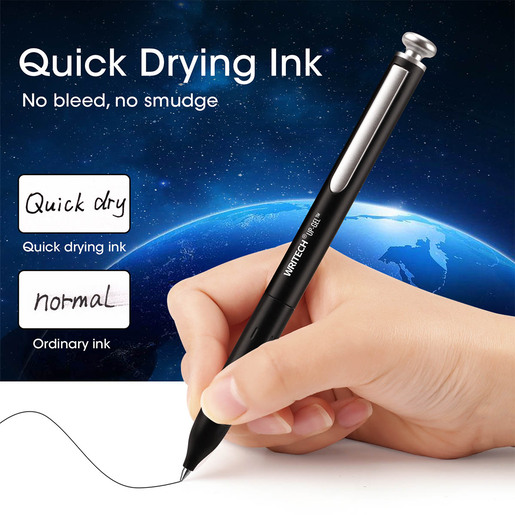 BOLIGRAFO WRITECH UP-GEL METAL PUNTA 0.7MM TINTA NEGRA