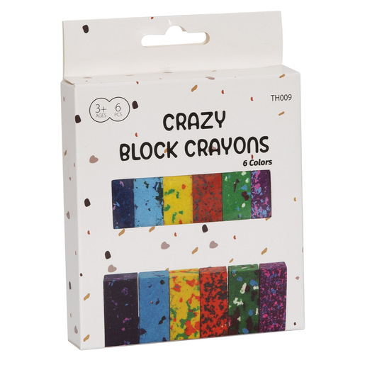 Crayones de cera con colores intensos y aplicacion suave sobre papel y carton. Resistentes a la ruptura, perfectos para los mas pequenos.